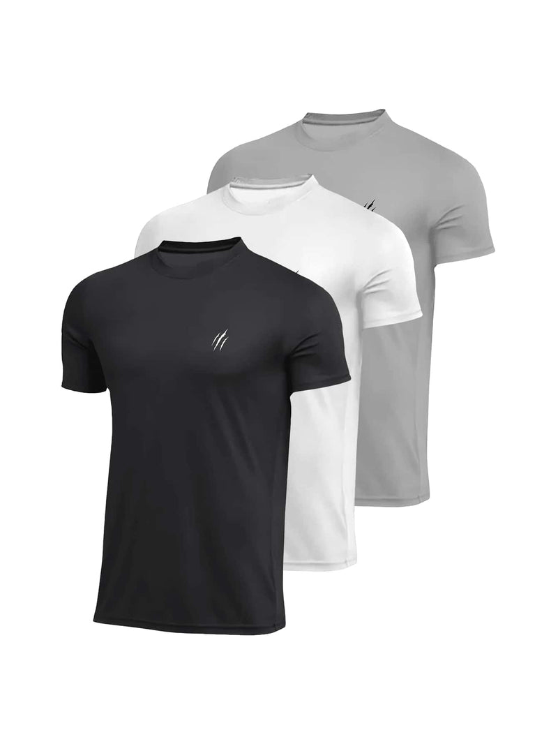 Kit 3 Camisas Masculina Manga Curta para treino