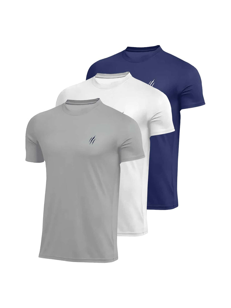 Kit 3 Camisas Masculina Manga Curta para treino