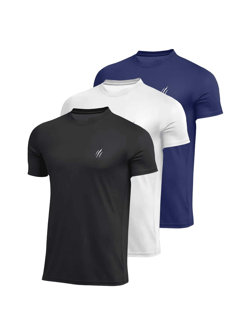 Kit 3 Camisas Masculina Manga Curta para treino