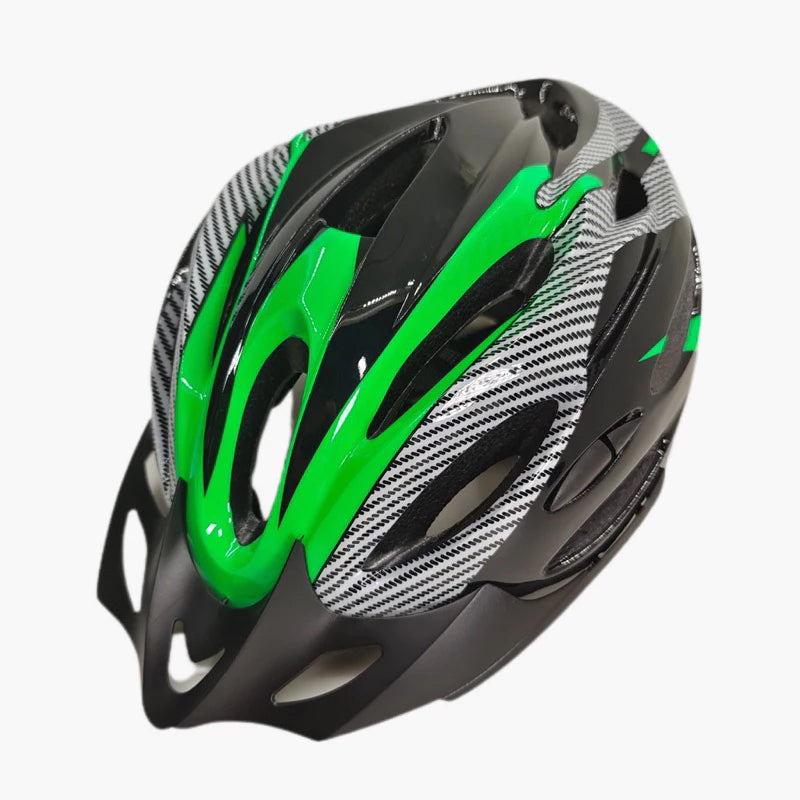 Capacete para Ciclismo com Led Pisca e Viseira Removível Mtb