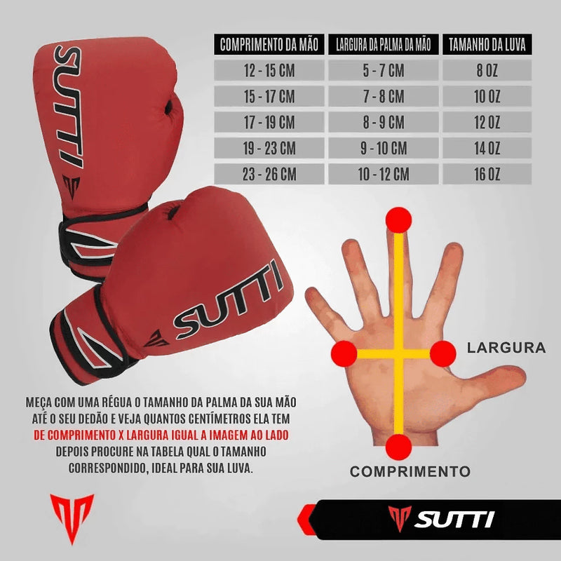 Luvas de Boxe e Muay Thai Huginn – Round Fight