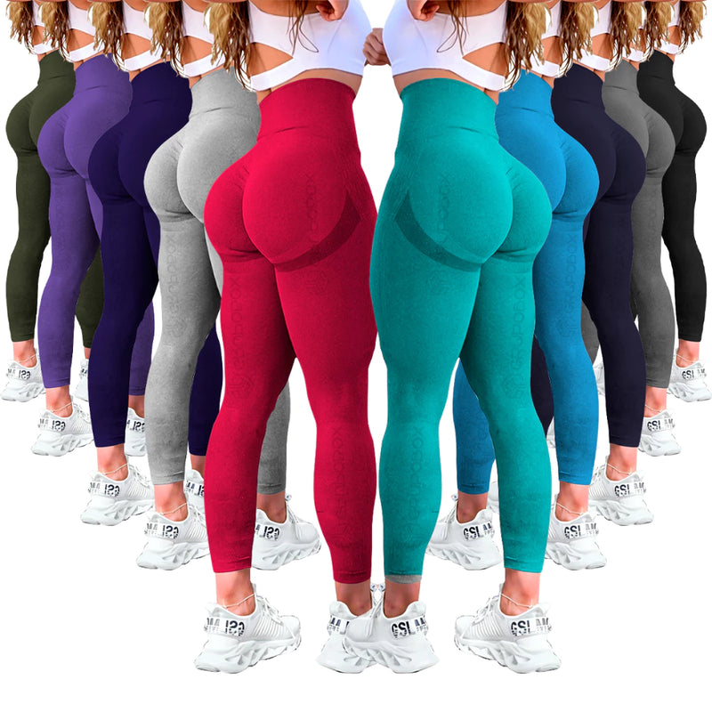 Kit 2 Calças Legging  Fitness  Levanta Bumbum Zero Transparência