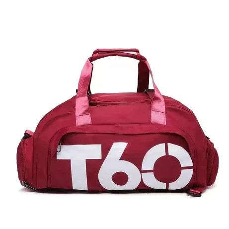 Bolsa Mala T60 viagem academia treino mochila esportiva fitness impermeável unissex